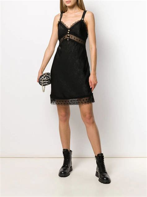 versace lace detail dress|Women's Luxury & Designer Dresses .